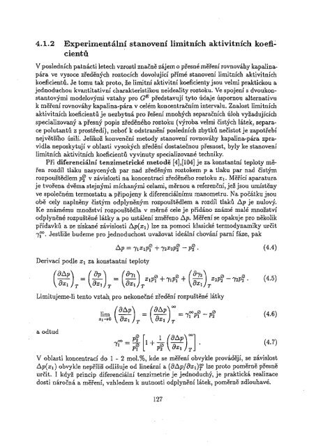 Chemická termodynamika II