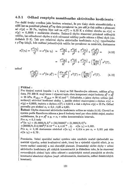 Chemická termodynamika II