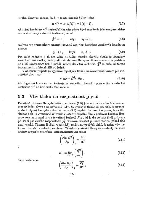 Chemická termodynamika II