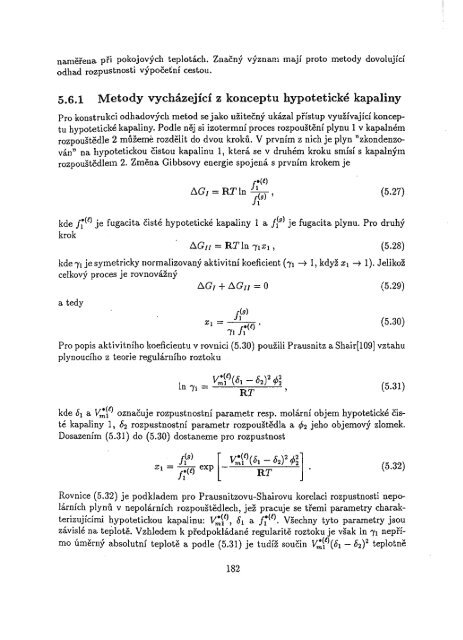 Chemická termodynamika II