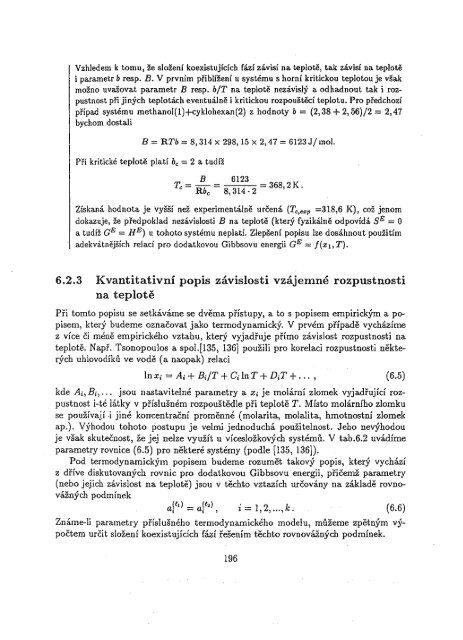 Chemická termodynamika II