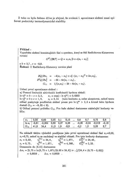 Chemická termodynamika II