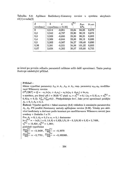 Chemická termodynamika II