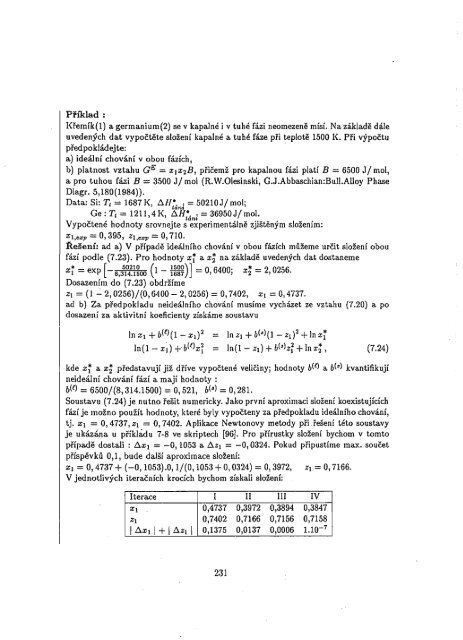 Chemická termodynamika II