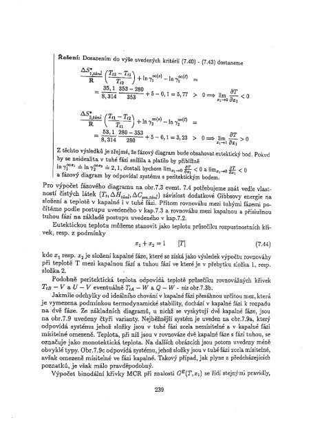 Chemická termodynamika II