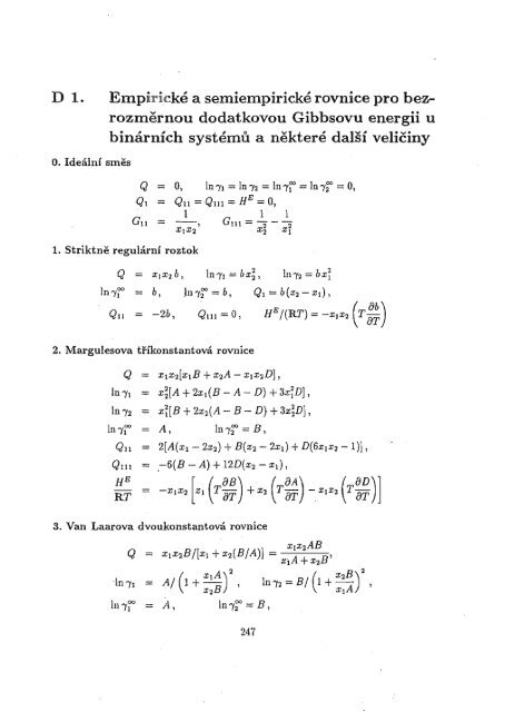 Chemická termodynamika II