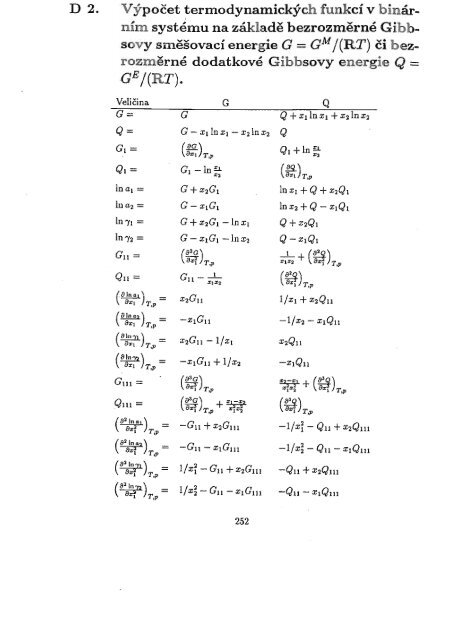 Chemická termodynamika II