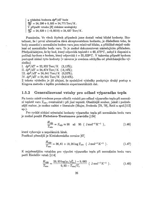 Chemická termodynamika II