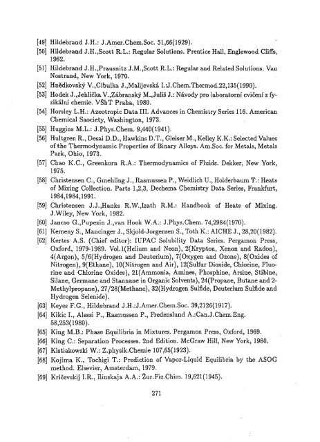 Chemická termodynamika II