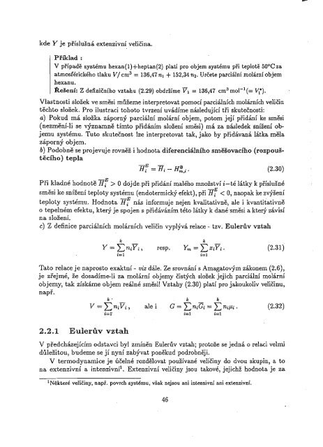 Chemická termodynamika II