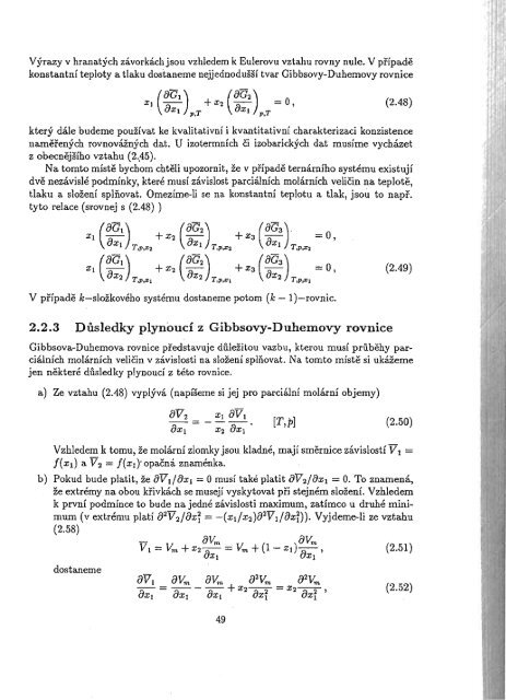 Chemická termodynamika II