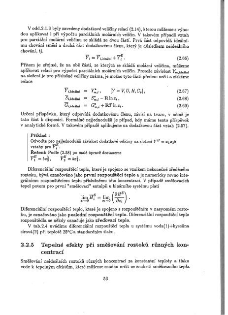 Chemická termodynamika II