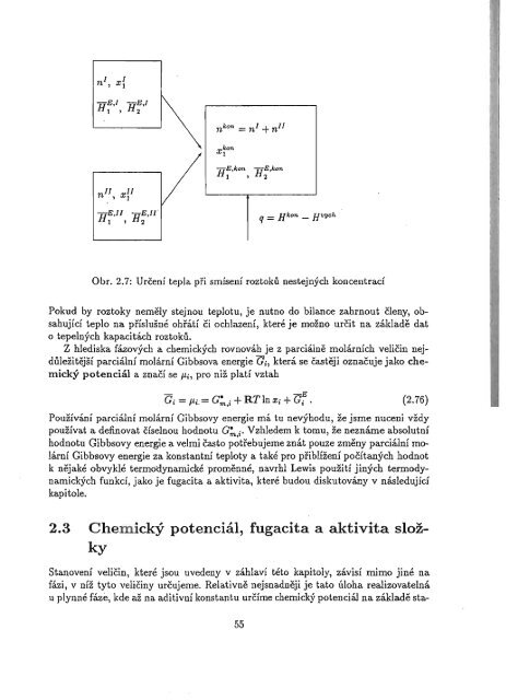 Chemická termodynamika II