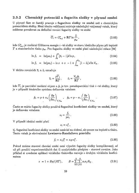 Chemická termodynamika II