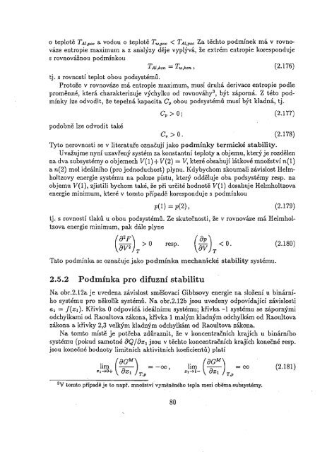 Chemická termodynamika II