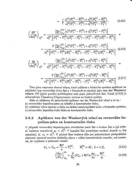 Chemická termodynamika II