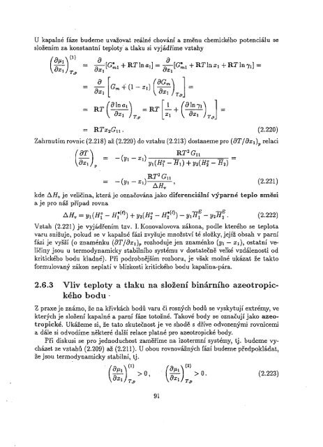 Chemická termodynamika II