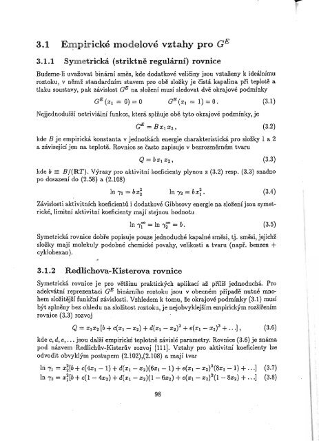 Chemická termodynamika II