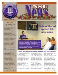 NSU News - 2007-12.pdf - Northwestern State University