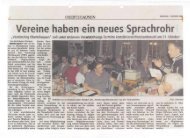 Vereine haben ein neu s Sprachroh - vereinsring-obertshausen.de