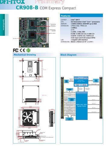 CR908-B COM Express Compact - Dfi-itox.com