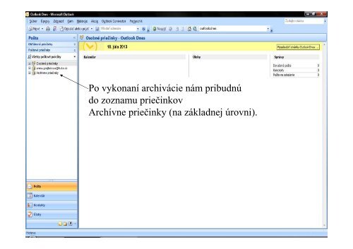 Ako organizovaÅ¥ a archivovaÅ¥ v MS Outlook