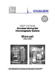 CSEPÃ‚Â®C9 Series Simulated Moving Bed Chromatography Systems