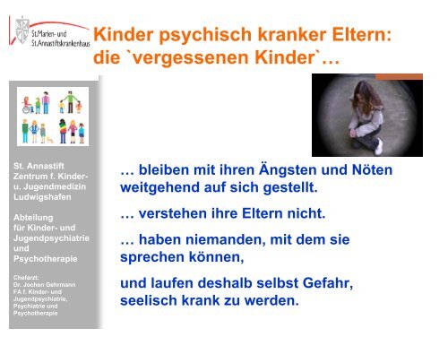 Fachtagung Kinder psychisch kranker Eltern MASFG Rheinland - ism