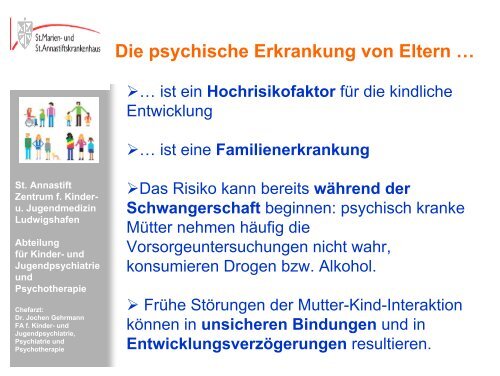 Fachtagung Kinder psychisch kranker Eltern MASFG Rheinland - ism