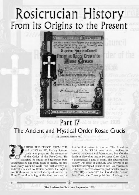 The Rosicrucian Creed - AMORC