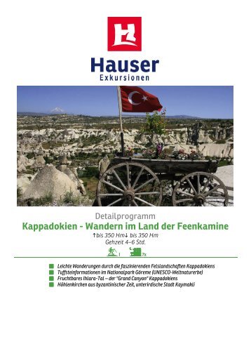 Wandern im Land der Feenkamine - Hauser exkursionen