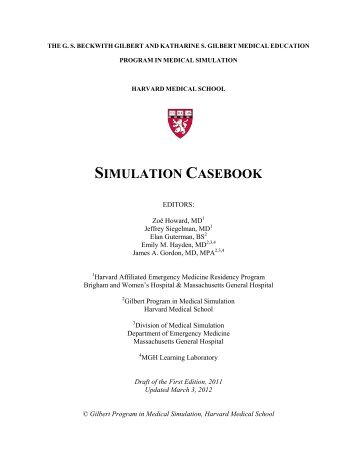 SIMULATION CASEBOOK - MyCourses