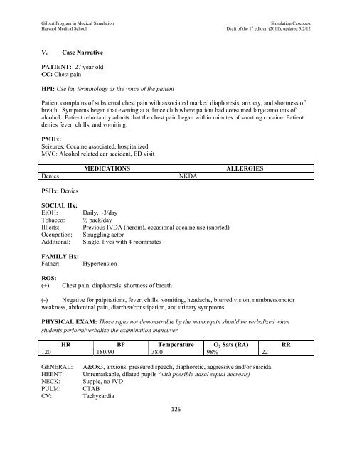 SIMULATION CASEBOOK - MyCourses