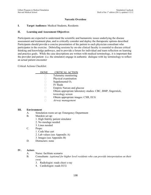 SIMULATION CASEBOOK - MyCourses