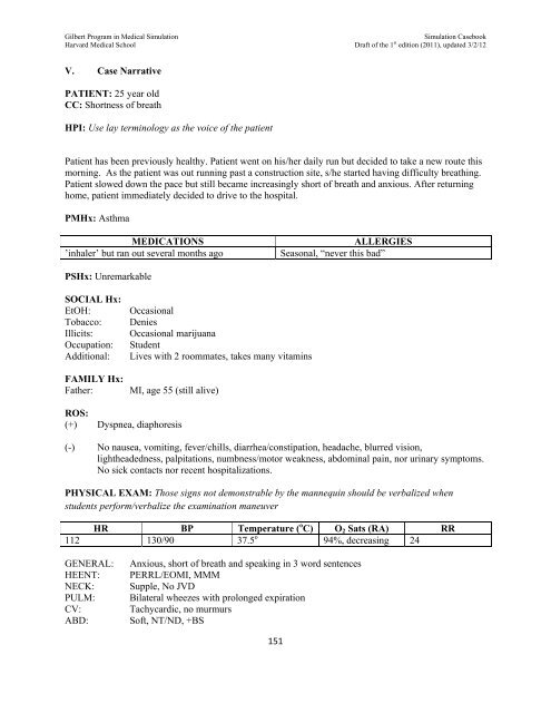 SIMULATION CASEBOOK - MyCourses