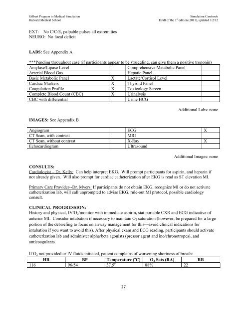 SIMULATION CASEBOOK - MyCourses