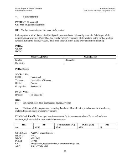 SIMULATION CASEBOOK - MyCourses