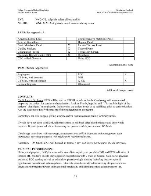 SIMULATION CASEBOOK - MyCourses