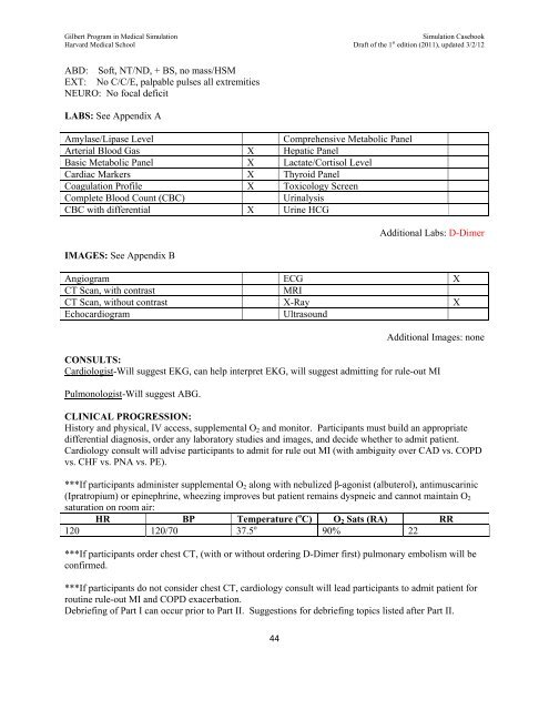 SIMULATION CASEBOOK - MyCourses