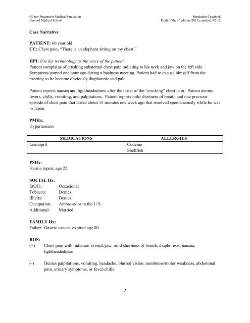 SIMULATION CASEBOOK - MyCourses