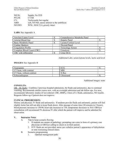 SIMULATION CASEBOOK - MyCourses