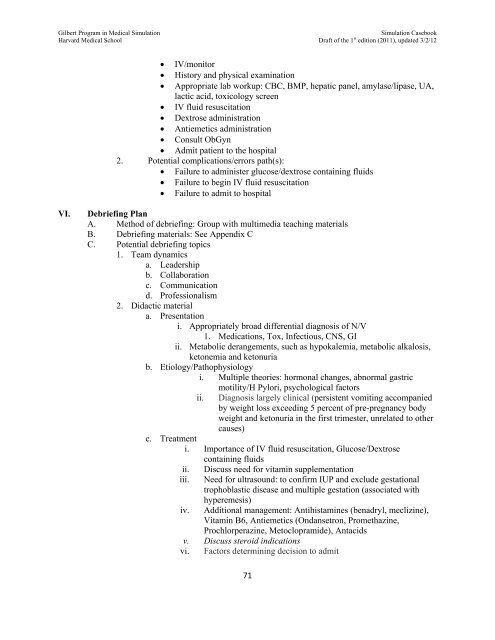 SIMULATION CASEBOOK - MyCourses