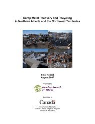 Scrap Metal Recovery and Recycling in Northern Alberta and the ...