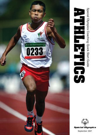 Athletics Quick Start Guide - Special Olympics