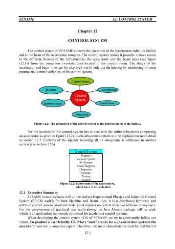 Chapter 12 : Control System - SESAME