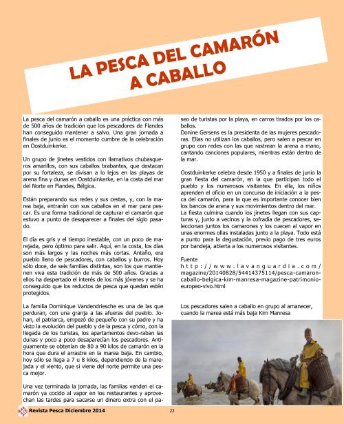 Revista Pesca diciembre 2014