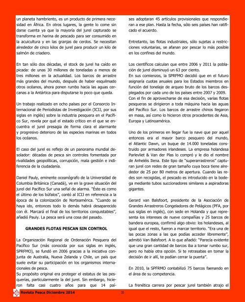 Revista Pesca diciembre 2014