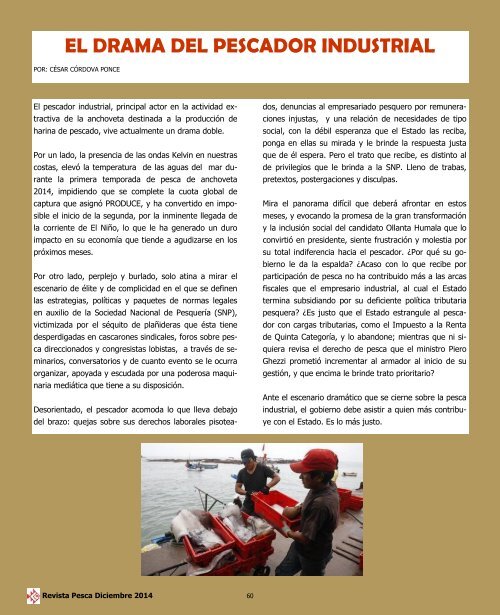 Revista Pesca diciembre 2014