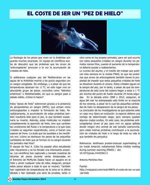 Revista Pesca diciembre 2014