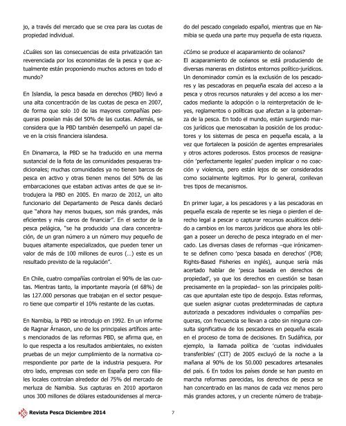 Revista Pesca diciembre 2014